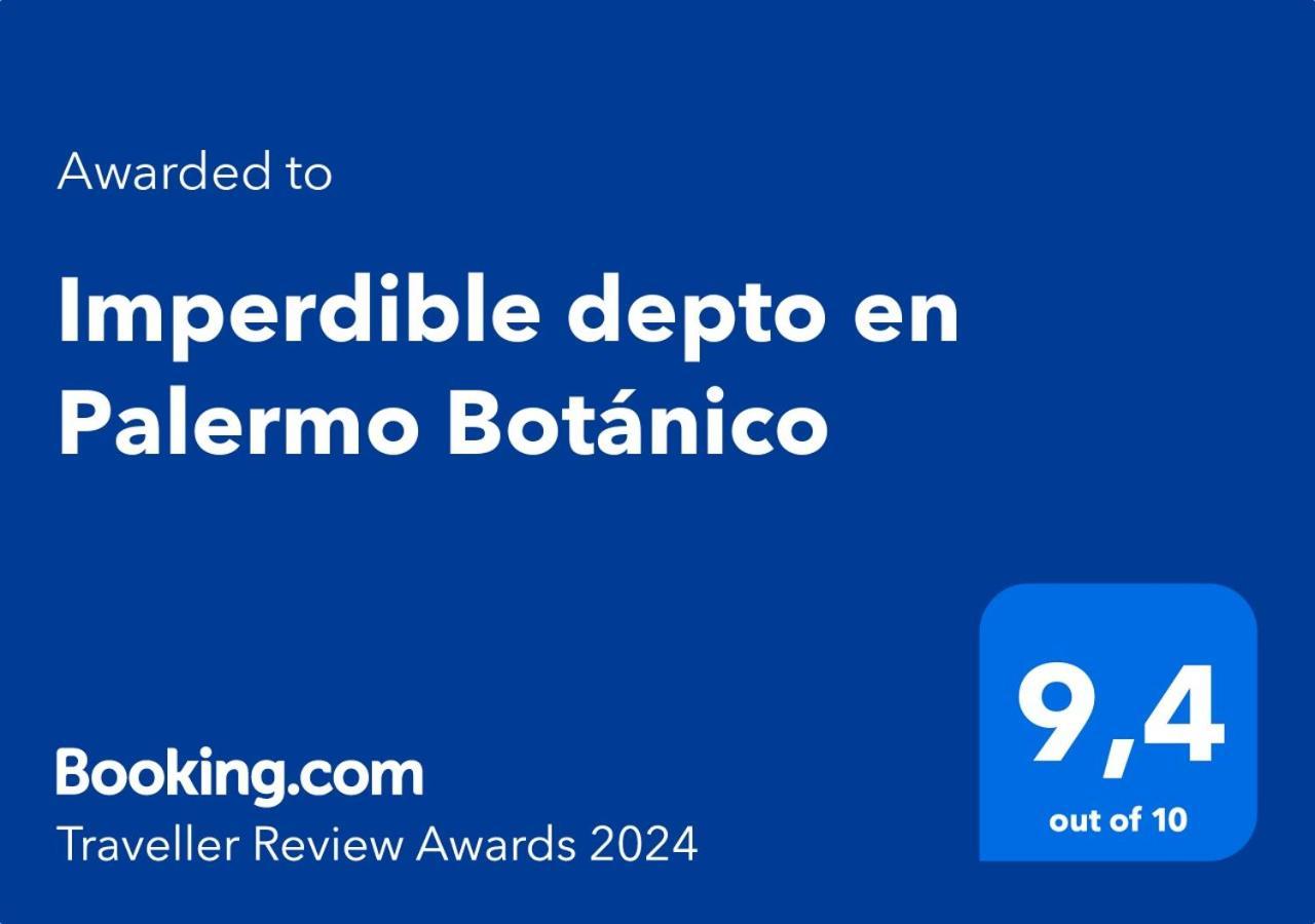 Imperdible En Palermo Botanico La Rural Seguridad 24Hs Apartman Buenos Aires Kültér fotó